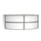 Linea Italia Reception Desk 11.1 ft D X 46 in H, 11.8 ft W X Thermofused Laminate, White ZUS299 - alternate 4